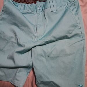 O'Neill Light Blue Men's Flat Front Shorts